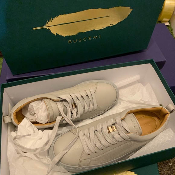 Buscemi grey tennis sneaker